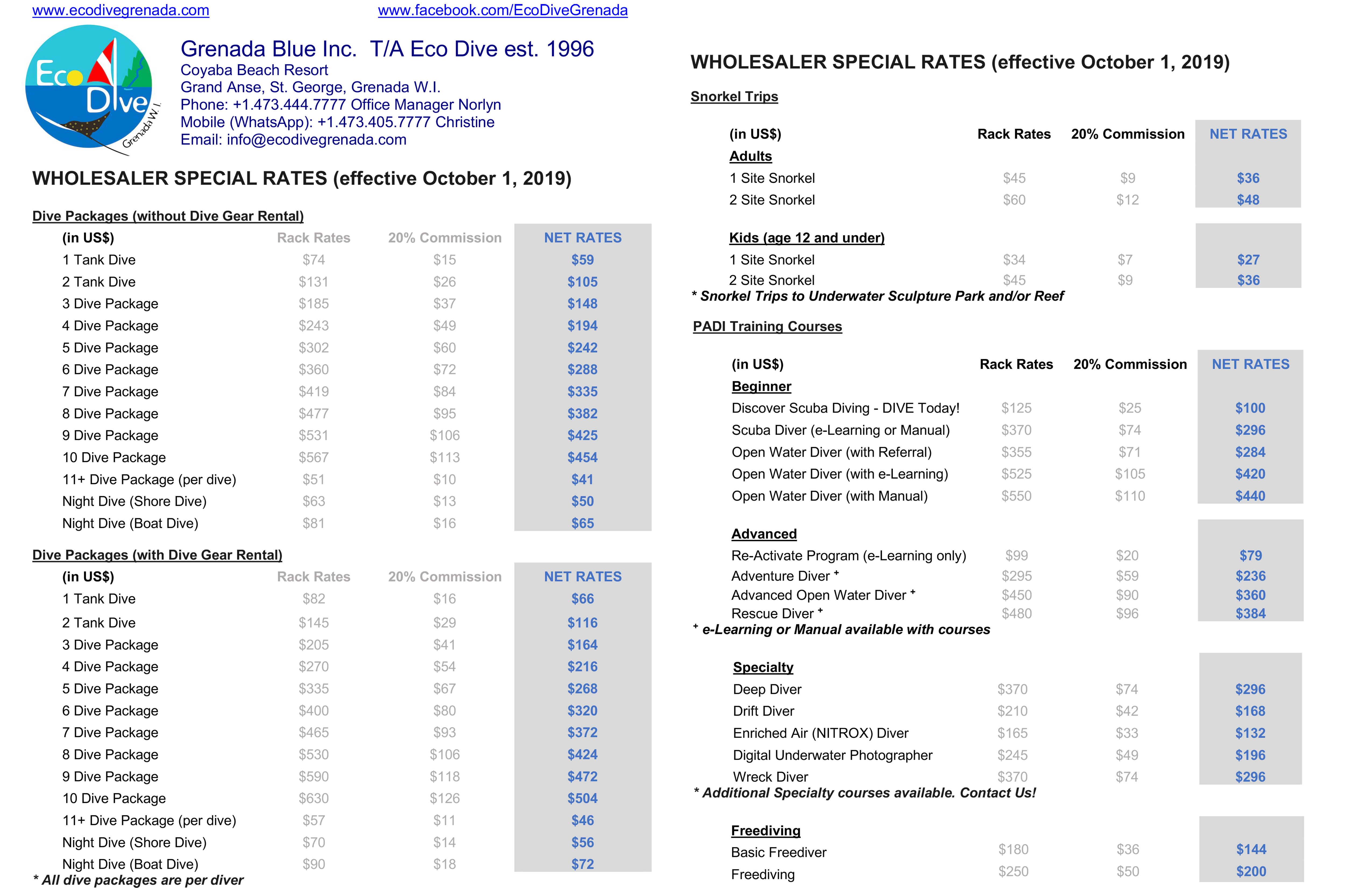 Wholesaler Specials