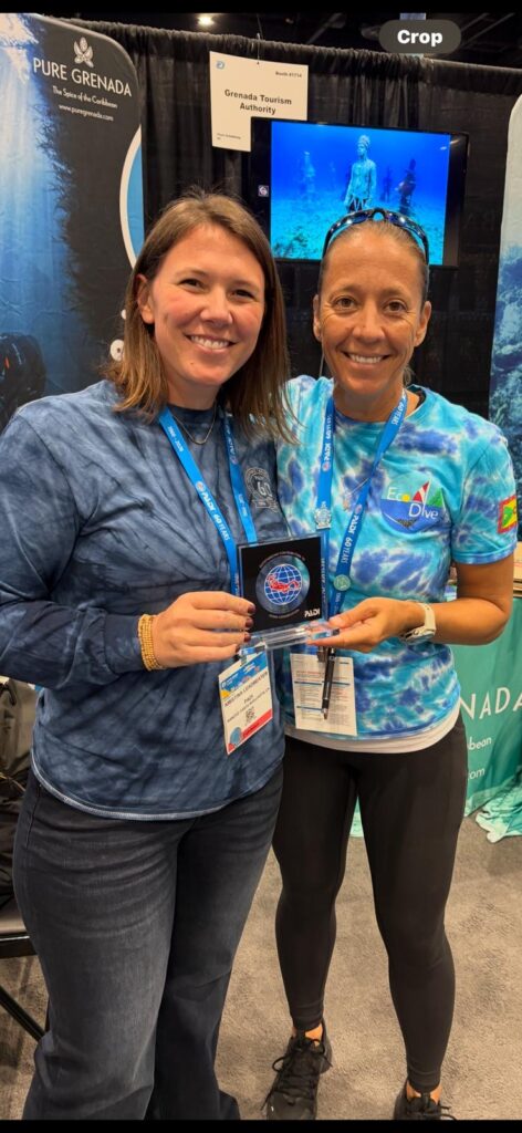 Eco Dive wins PADI recognition for Outstanding Contribution to Ocean Conservation in Grenada