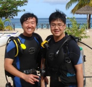 St George's University Scuba Divers nice study break!