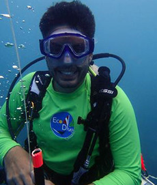 PADI scuba diving instructor in Grenada