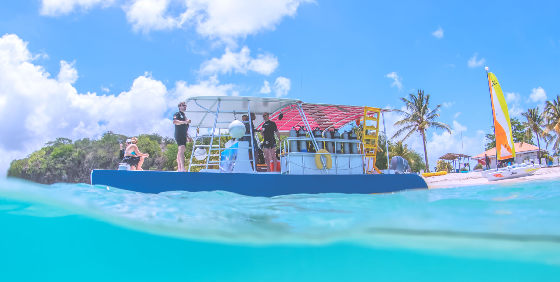 What does the sculpture park represent? ECO Dive Grenada